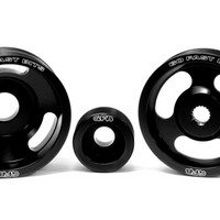 Thumbnail for GFB 04-10 WRX/STI 3 Piece Under-Drive Pulley Kit w/ Belts (Crank Alternator & Power Steering)