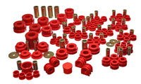 Thumbnail for Energy Suspension 02-09 Nissan 350Z / 03-07 Infiniti G35 Coupe Red Hyper-Flex Master Bushing Set