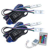 Thumbnail for Oracle 15-17 Ford F-150 Headlight DRL Upgrade Kit - ColorSHIFT w/ Simple Controller SEE WARRANTY