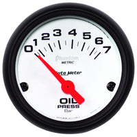 Thumbnail for Autometer Phantom 2-1/16in 0-7 BAR Electric Oil Pressure Gauge