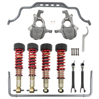 Thumbnail for Belltech 21+ GM SUV SWB ONLY Height Adjustable Front Coilovers & Anti-Swaybar Set