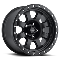 Thumbnail for Raceline 928B Monster 17x9in / 8x170 BP / -12mm Offset / 130.81mm Bore - Satin Black Wheel
