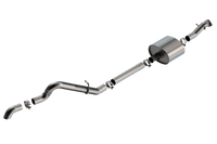 Thumbnail for Borla 21-22 Ford Bronco 2.7L 2DR/4DR T-304 Stainless Steel Cat-Back S-Type Exhaust - Brushed