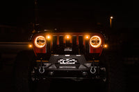 Thumbnail for DV8 Offroad 2018+ Jeep JL Grill Amber Marker Lights