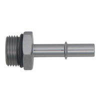 Thumbnail for DeatschWerks 10AN ORB Male to 3/8in Male EFI Quick Connect Adapter - Anodized DW Titanium