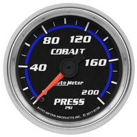 Thumbnail for Autometer Cobalt 2-1/16in 200 PSI Mechanical Pressure Gauge