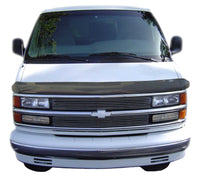 Thumbnail for AVS 96-02 Chevy Express 1500 High Profile Bugflector II Hood Shield - Smoke