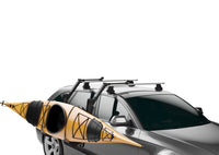 Thumbnail for Thule Hullavator Pro Lift-Assist Kayak Rack - Black/Silver