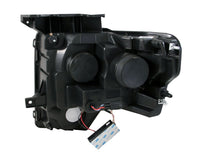 Thumbnail for ANZO 2009-2014 Ford F-150 Projector Headlights w/ Halo Black (CCFL) G2
