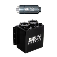Thumbnail for DeatschWerks 2.5L Modular Surge Tank (Incl. 1 DW250iL In-Line Fuel Pump)