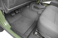 Thumbnail for BedRug 97-06 Jeep TJ Front 3pc BedTred Floor Kit w/o Center Console - Incl Heat Shields (S/O Only)