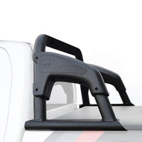 Thumbnail for Go Rhino 16-23 Toyota Tacoma 4dr Sport Bar 4.0 - Tex. Blk (561000BRK-ND Req. to Attach to Deck Rail)