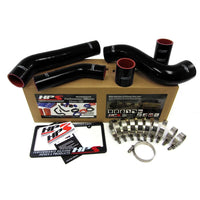 Thumbnail for HPS Black Reinforced Silicone Intercooler Hose Kit for Mitsubishi Lancer EVO 10 X US-Spec