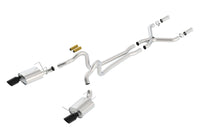 Thumbnail for Borla 13-14 Mustang GT/Boss 302 5.0L V8 RWD Single Split Rear Exit ATAK Black Chrome CB Exhaust