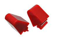 Thumbnail for Energy Suspension GM Style Pull Thru Red Bump Stop Set