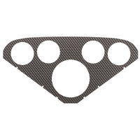 Thumbnail for AutoMeter Faceplate For PN 2208 Optional Silver Carbon Look