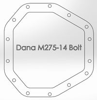 Thumbnail for aFe Power Street Ser Rear Diff Cover Raw w/Mach Fin 2017 Ford Diesel Trucks V8-6.7L(td) Dana M275-14