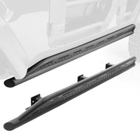 Thumbnail for Go Rhino 18-23 Toyota Tacoma 4Door Frame Mount Sliders - Textured Black