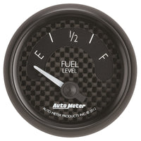 Thumbnail for Autometer GT Series 52mm Short Sweep Electronic 0-90 ohms Fuel Level (For most 65-97 GM)