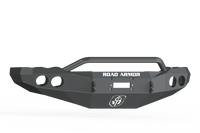 Thumbnail for Road Armor 02-05 Dodge 1500 Stealth Front Winch Bumper w/Pre-Runner Guard - Tex Blk