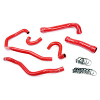 Thumbnail for HPS Red Reinforced Silicone Radiator + Heater Hose Kit Coolant for BMW 01-06 E46 M3 Left Hand Drive