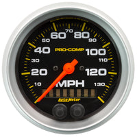 Thumbnail for Autometer Pro-Comp 3-3/8in. 0-140MPH (GPS) Speedometer Gauge