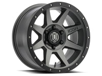 Thumbnail for ICON Rebound 17x8.5 5x5 -6mm Offset 4.5in BS 71.5mm Bore Titanium Wheel