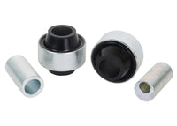 Thumbnail for Whiteline Plus 10/08+ Mitsubishi Lancer CJ Anti-Lift/Caster Fr C/A - Lwr Inner Rear Bushing Kit