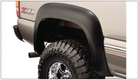 Thumbnail for Bushwacker 07-07 Chevy Silverado 1500 Classic Fleetside Extend-A-Fender Style Flares 4pc - Black
