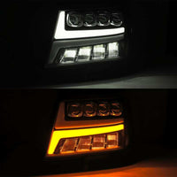 Thumbnail for AlphaRex 07-13 Toyota Tundra / 08-17 Sequoia PRO-Series Projector Headlights Chrome w/Seq. Sig. + DR