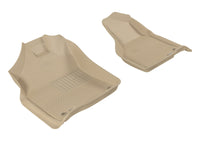 Thumbnail for 3D MAXpider 2012-2020 Dodge Ram 1500 Crew/2500/3500 Crew/Mega Kagu 1st Row Floormat - Tan