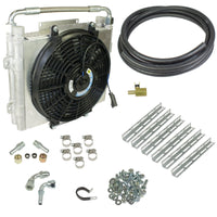 Thumbnail for BD Diesel Xtrude Double Stacked Transmission Cooler Kit - Universial 5/8in Tubing