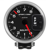 Thumbnail for Autometer Sport-Comp 5in / 0-8K RPM / Pedestal w/Redline Tachometer