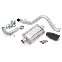 Thumbnail for Banks Power 12-15 Jeep 3.6L Wrangler (All) - 2dr Monster Exh Sys - SS Single Exh w/ Black Tip