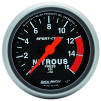 Thumbnail for AutoMeter Gauge Nitrous Pressure 2-1/16in. 1600PSI Digital Stepper Motor Sport-Comp