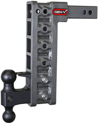 Thumbnail for Gen-Y Mega Duty 2in Shank 12.5in Drop 16K Hitch w/Dual-Ball/Pintle Lock