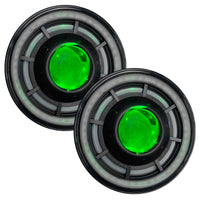 Thumbnail for ORACLE Lighting 0718 Jeep Wrangler JK Oculus 7in ColorSHIFT BiLED Projector Headlights SEE WARRANTY