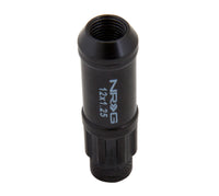 Thumbnail for NRG 700 Series M12 X 1.25 Steel Lug Nut w/Dust Cap Cover Set 21 Pc w/Locks & Lock Socket - Black