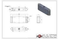 Thumbnail for CSF Universal Dual-Pass Oil Cooler - M22 x 1.5 - 13in L x 4.75in H x 2.16in W