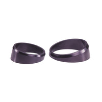 Thumbnail for Autometer or Autogage 2-1/16in Black Angle Rings -- 3 Pack