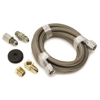 Thumbnail for Autometer #4 Braided SS Line (-4AN) 6ft -4AN and 1/8in NPTF Fittings