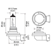 Thumbnail for Hella Optilux XB Extreme Type H11 12V 80W Blue Bulbs - Pair