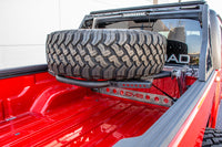 Thumbnail for DV8 Offroad 2019+ Jeep Gladiator In-Bed Adjustable Tire Carrier