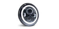 Thumbnail for DV8 Offroad 07-18 Jeep Wrangler JK LED Projector Headlights w/ Angel Eyes