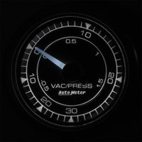 Thumbnail for Autometer Chrono 2-1/16in 30INHG-30PSI Vaccum/Boost Gauge