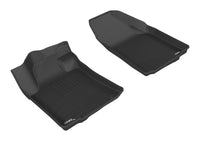 Thumbnail for 3D MAXpider 2016-2019 Nissan Maxima Kagu 1st Row Floormat - Black
