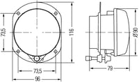 Thumbnail for Hella 08-11 Mercedes Benz C350 Sport AMG Left Fog Lamp Assembly