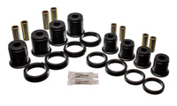 Thumbnail for Energy Suspension 84-01 Jeep Cherokee/Wagoneer/Comanche 2WD Black Front Control Arm Bushings