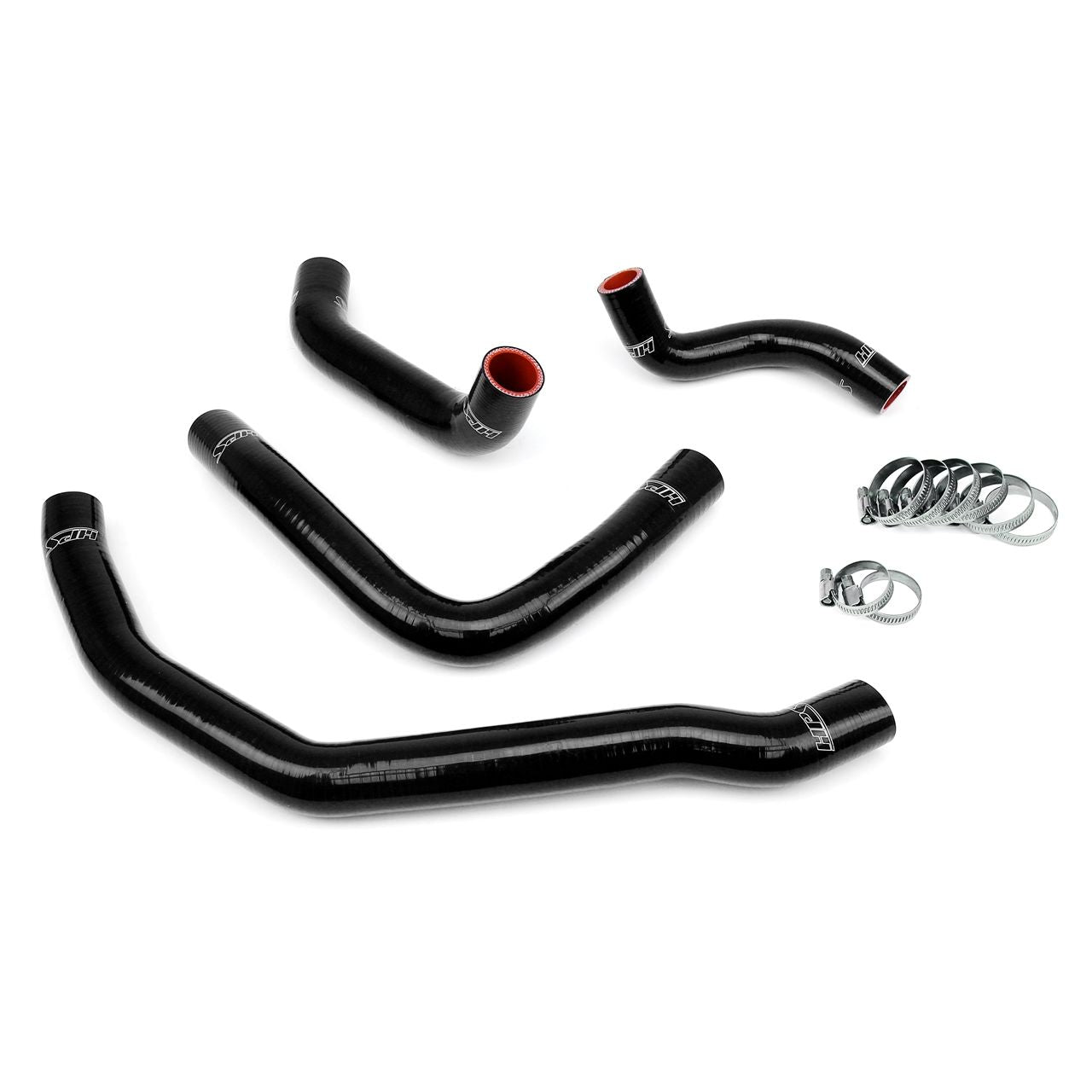 HPS Black Reinforced Silicone Radiator Coolant Hose Kit (4pc set) for rear engine for Toyota 90-99 MR2 3SGTE Turbo
