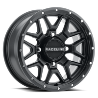 Thumbnail for Raceline A94B Krank 14x7in / 4x156 BP / 10mm Offset / 132.5mm Bore - Satin Black Wheel